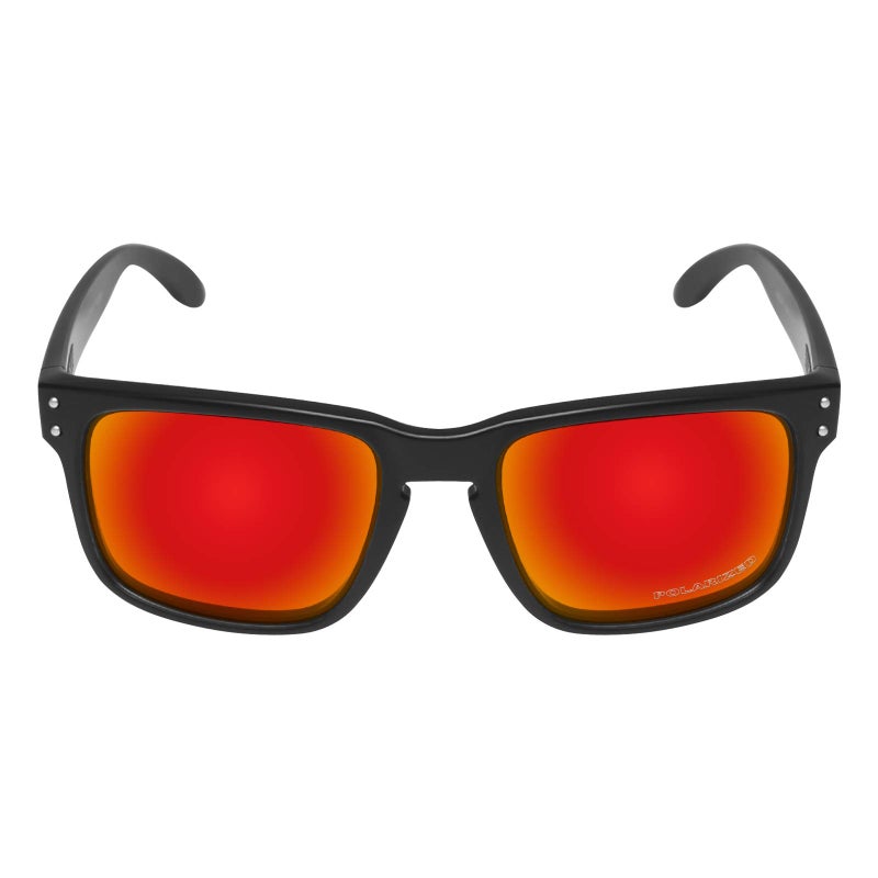 Mryok+ Polarized Replacement Lenses for Oakley Holbrook OO9102 - Fire Red - Image 2